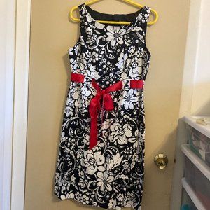 Pretty Summer Dress with a Big Red Bow